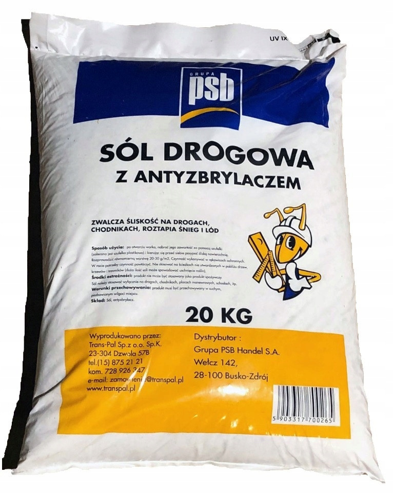 

Sól drogowa Psb 20 kg
