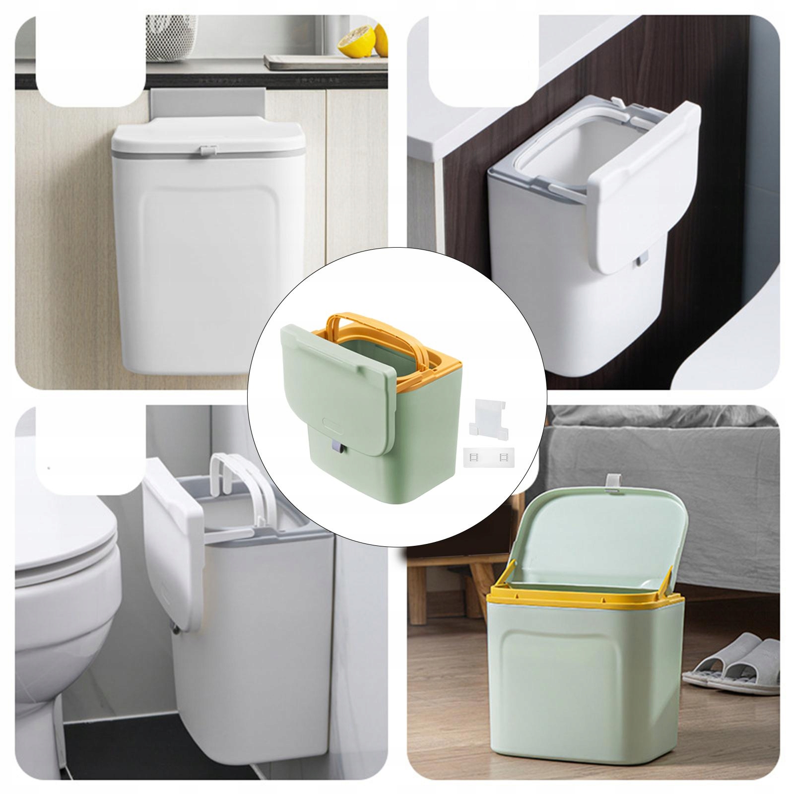 Kitchen Waste Compost Bin Kitchen Trash Can with Pojemność 0 l