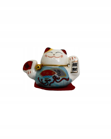 

Kotek szczęścia, lucky cat, maneki neko, ceramika
