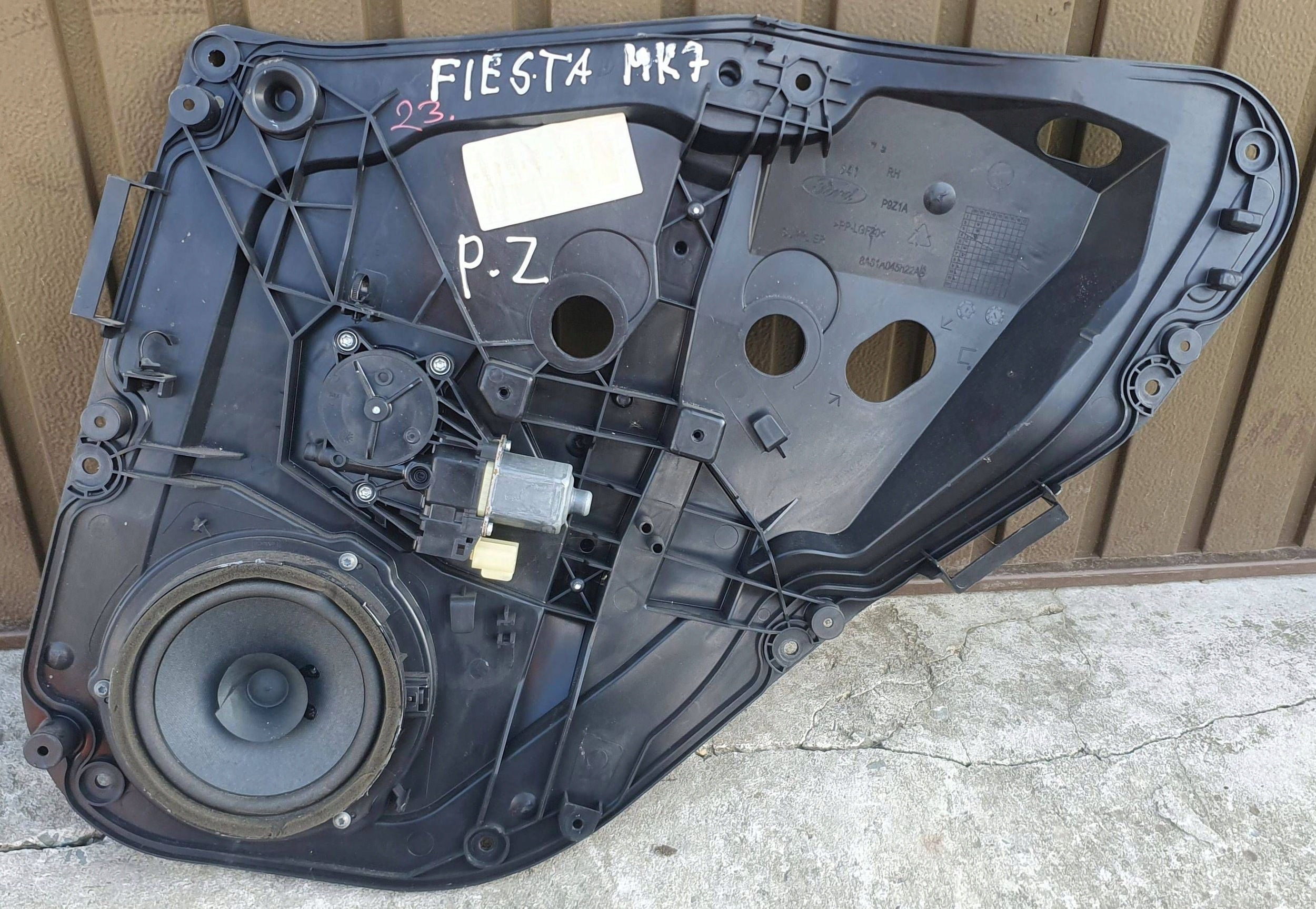 Ford Fiesta Mk7 mechanism window regulator right rear part