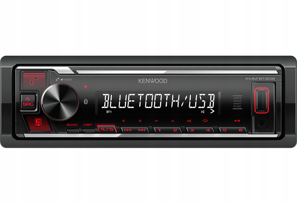 Kenwood KMM-Bt209 автомобільний радіоприймач MP3 Bluetooth