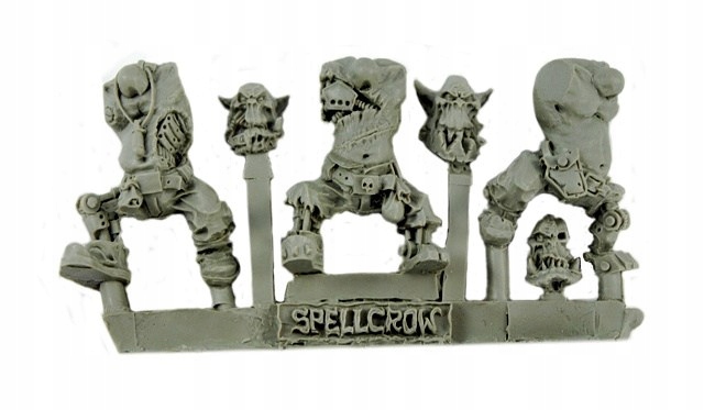 Orc Bodies with bionic Implants orkowe ciała 3szt System Warhammer 40000