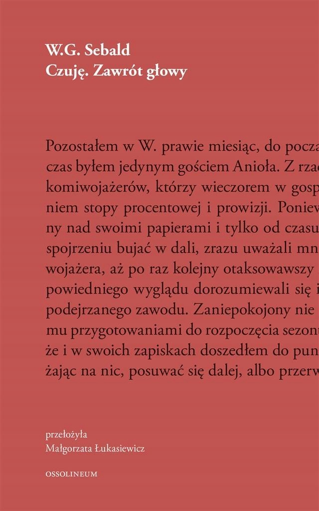 

Sebald T.4 Czuję. Zawrót Głowy
