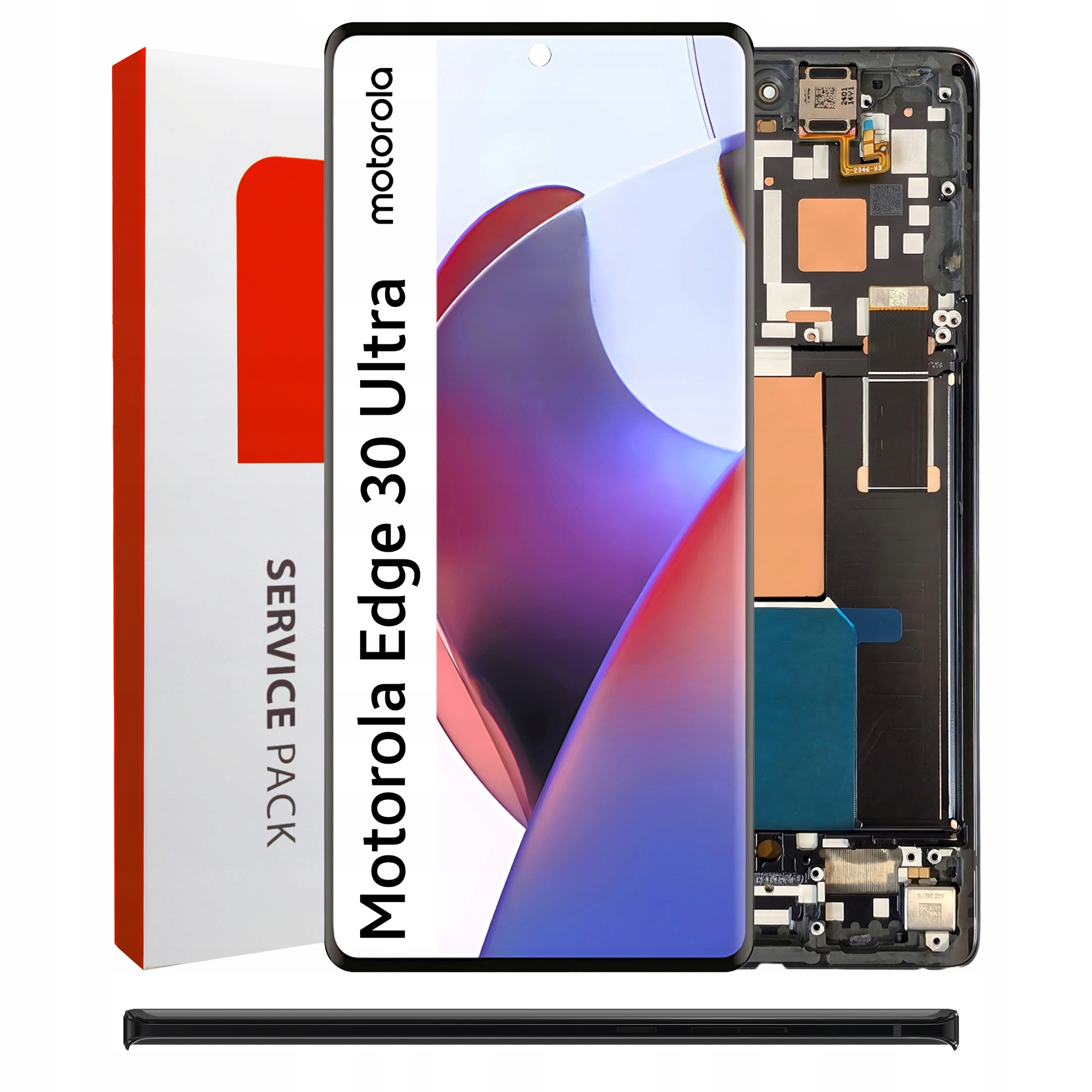 Displej pro Motorola Edge 30 Ultra LCD displej Rámeček Originální Zila XT-2201