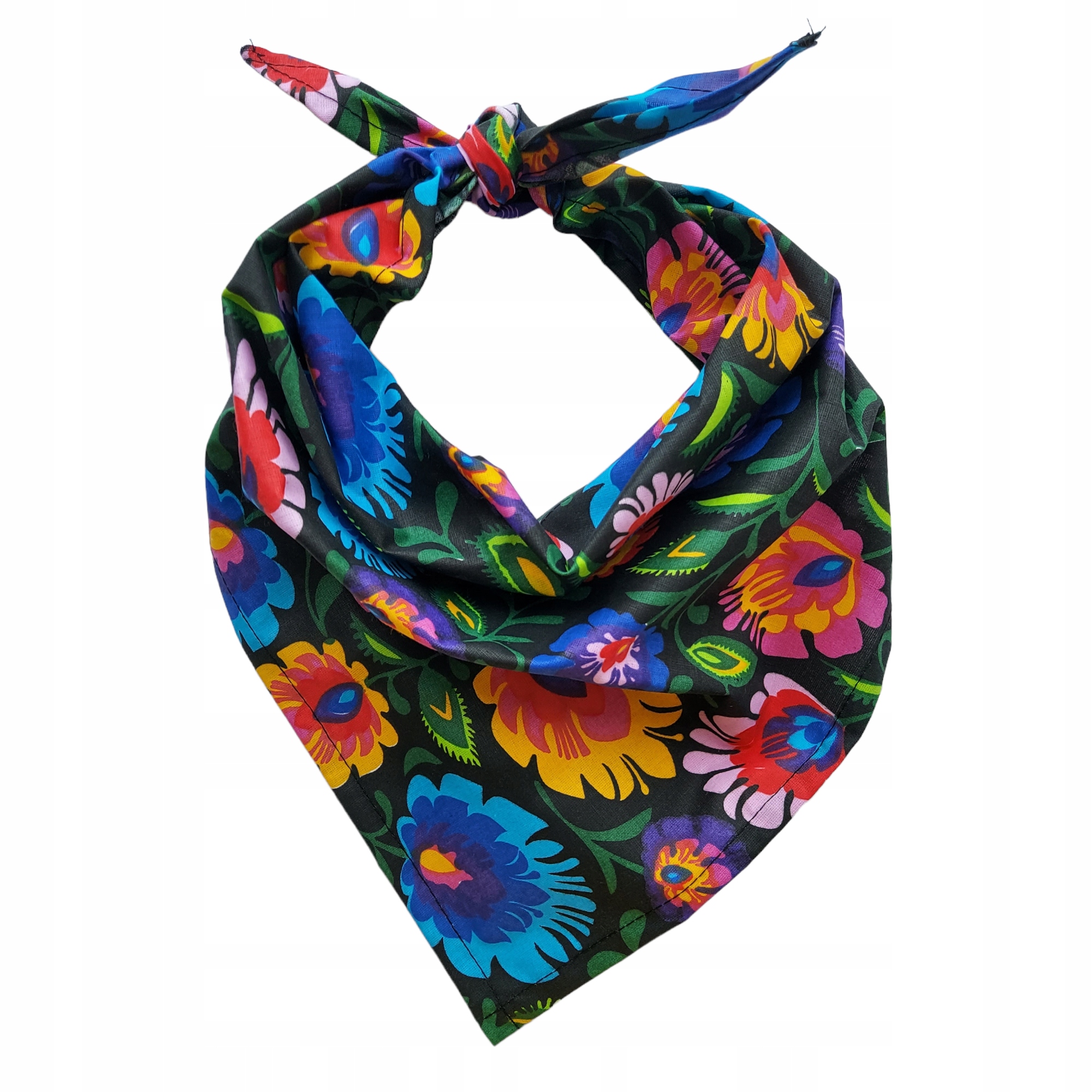 Chustka Bandana Bawełniana Chustka na Głowę Łowicz