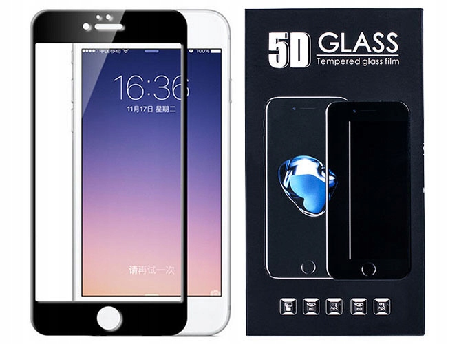

Iphone 6 6S Plus Szkło Hartowane 5D 9H Pełny Klej
