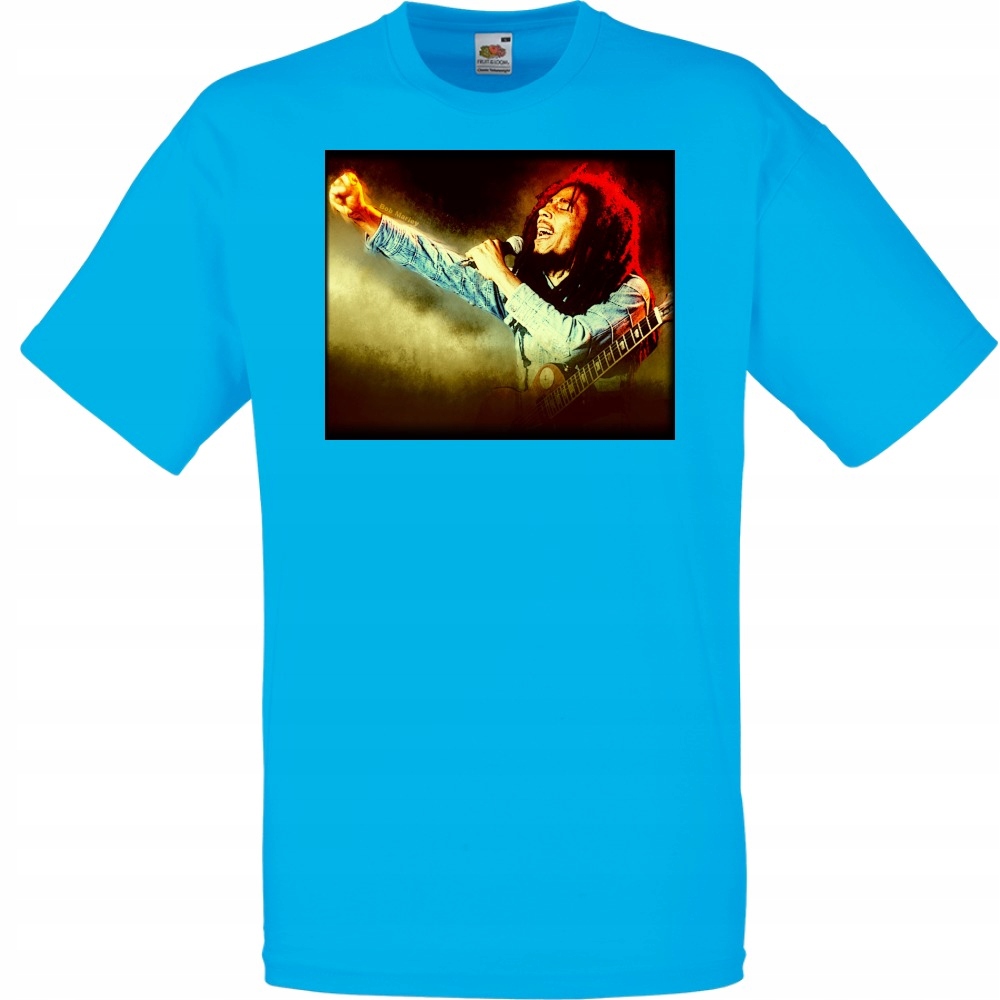 

Koszulka z nadrukiem reggae Bob Marley rasta XXL