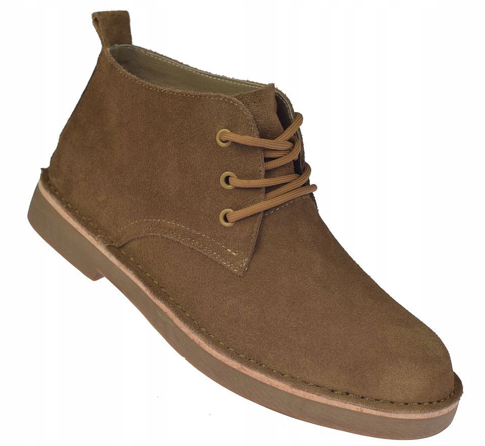 Kotníkové Boty B-4-602 cam semišové pohodlné vel