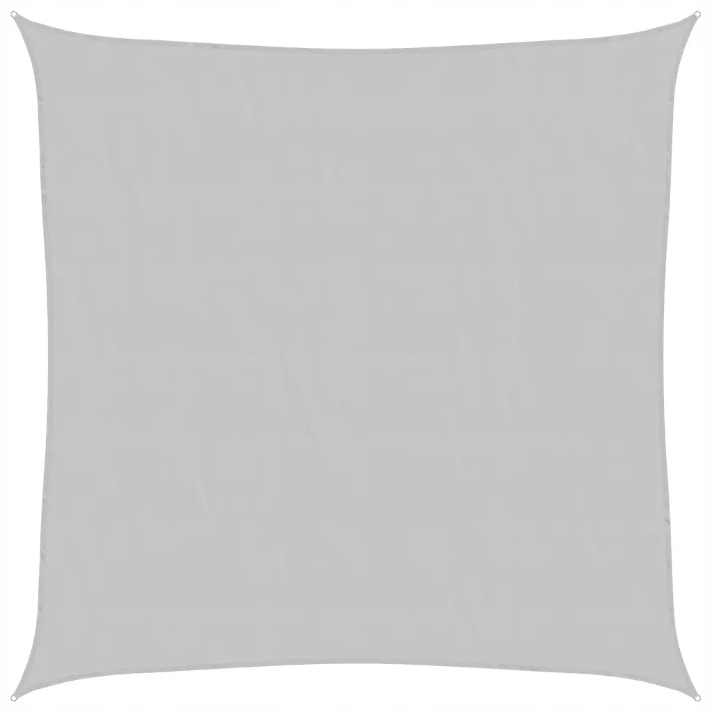 Sluneční plachta Oxford Pu 2,5 x 2,5 m, světle šedá, voděodolná, Uv