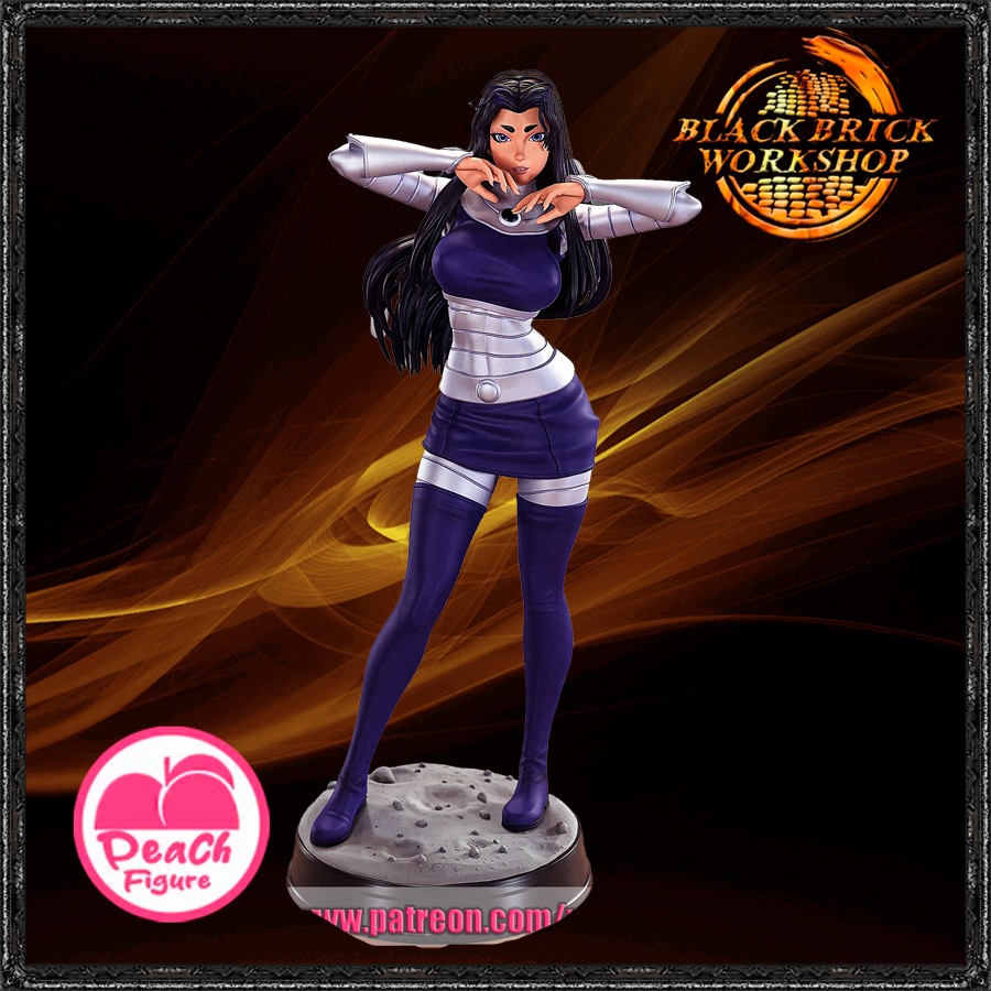Blackfire Neupravená figurka Peach Měřítko 1/9 (200mm) (sfw) 3D tisk