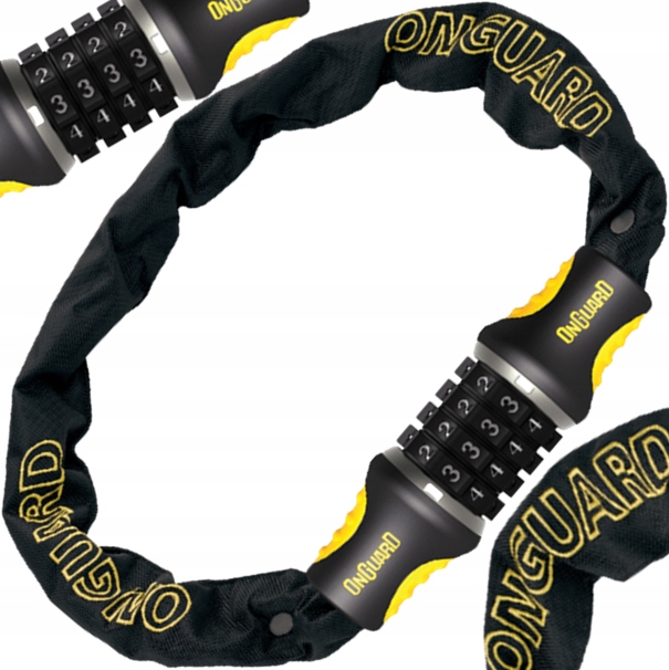 OnGuard 8125 Blokada roweru Łańcuch 120x4 na szyfr
