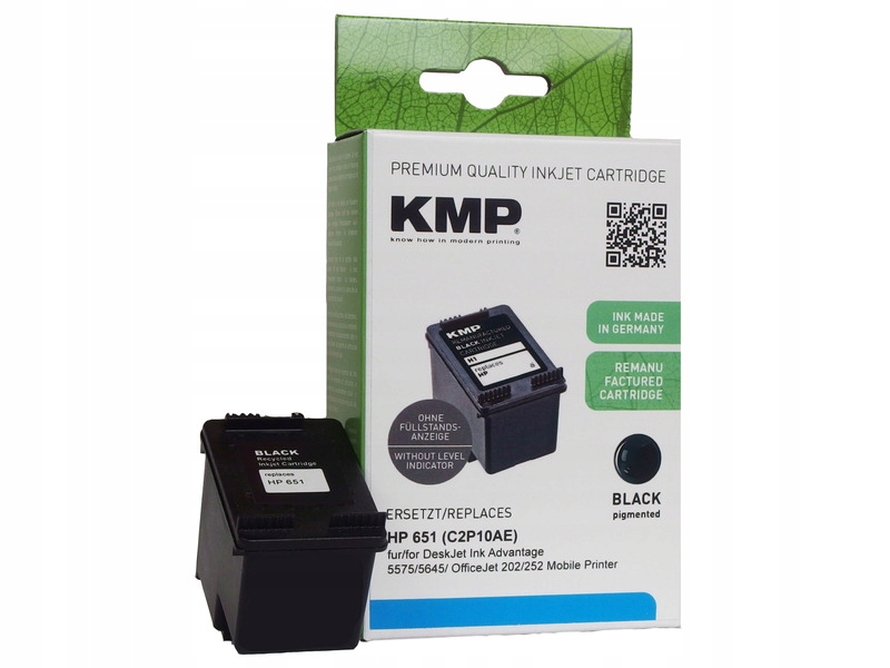 

Tusz Kmp do Hp 651 C2P10AE Czarny 22 ml P0651,0001