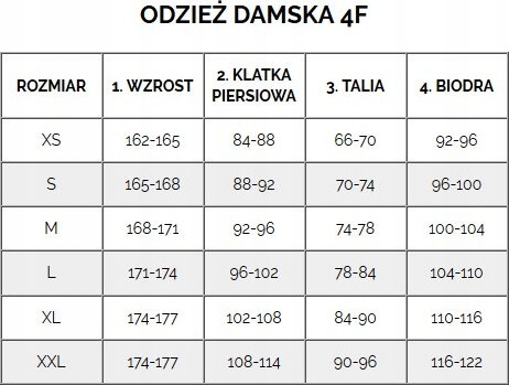 SPODNIE DAMSKIE 4F ZIELONE H4Z22 SPDD018 42S r M Linia regular