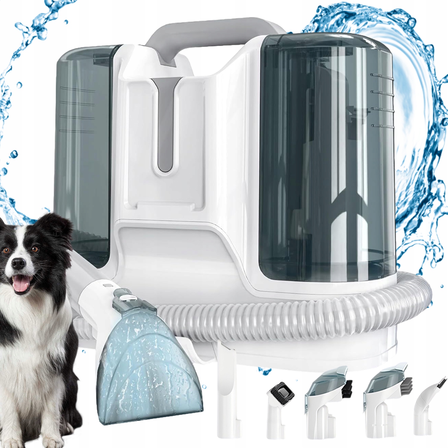 Odkurzacz Piorący Do Szorowania Dywanów Kanap Poduszek Mocny 450W 1.8L