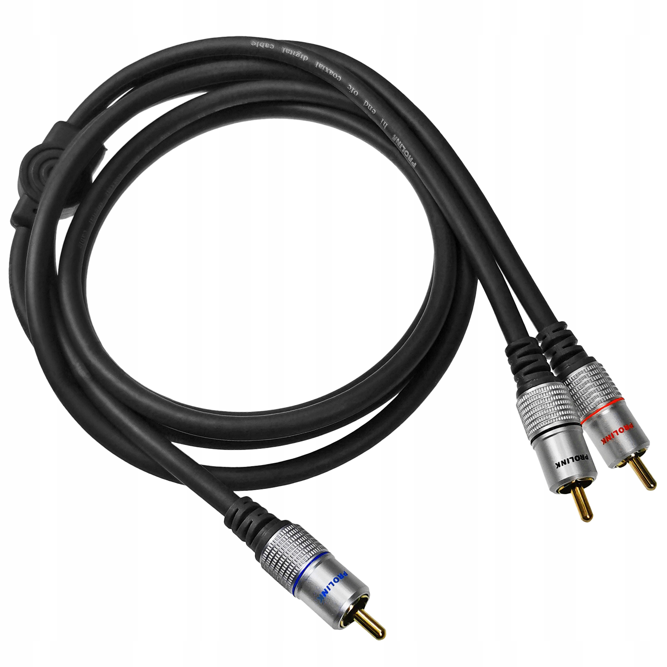 

Kabel Do Subwoofera Y 1RCA 2RCA Prolink 5m