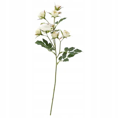 

Róża Biała Gałązka 46 CM Sztuczny Smycka