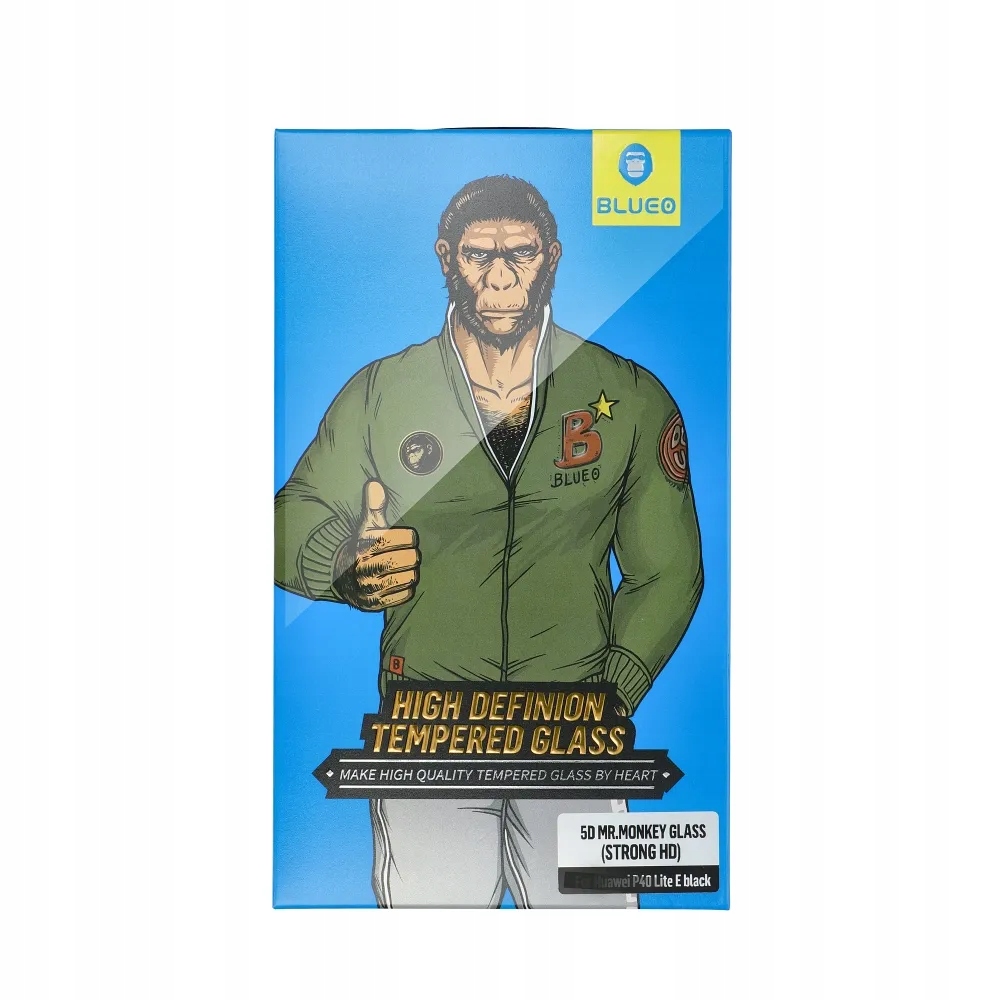 Szkło Hartowane 5D Mr. Monkey Glass Apple iPhone Se 2020 Se 2022 czarny