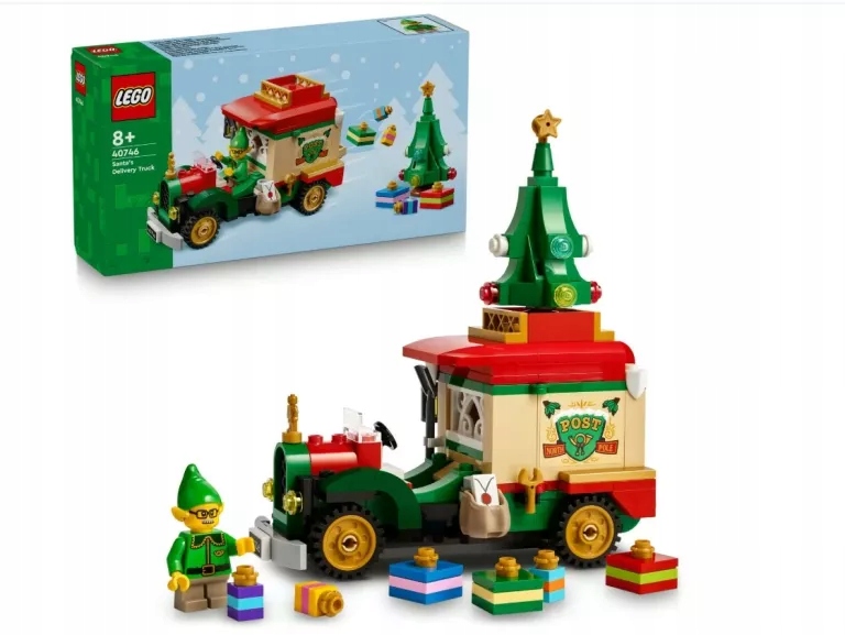 Lego 40746 Ciężarówka Świętego Mikołaja Klocki Zestaw Świąteczny