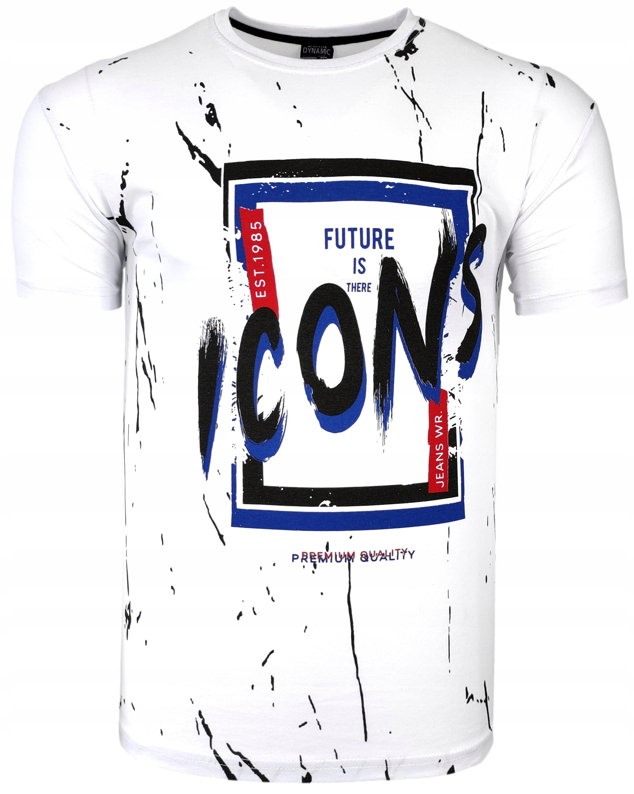 

Koszulka męska t-shirt biały Icons T1231 r. L