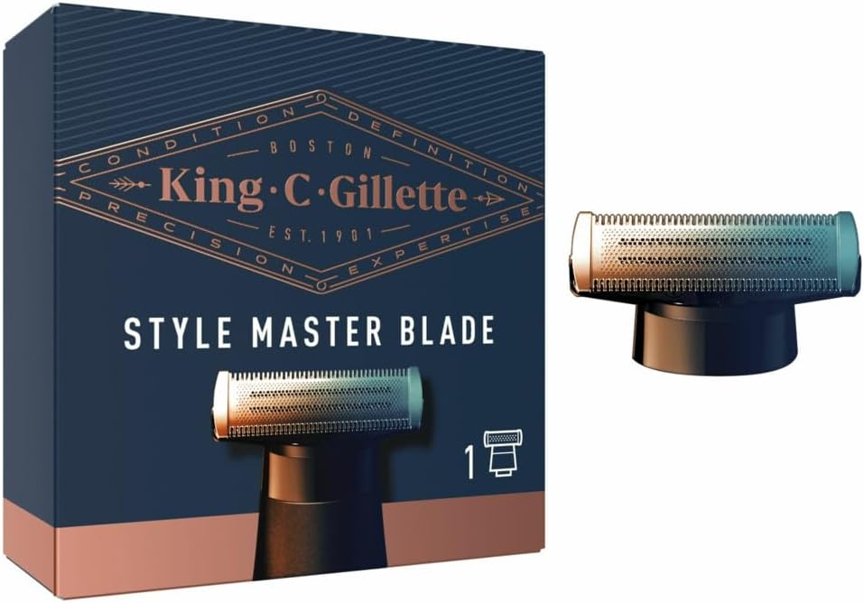 King C. Gillette Vyměnitelné čepele Style Master Zastřihovač 4D kovový 1 kus