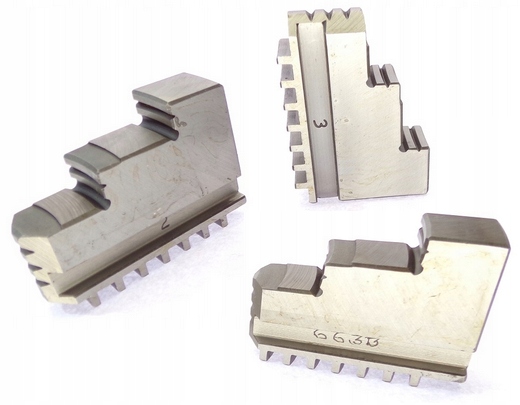 Szczęki Wewnętrzne Lewe Do Uchwytu Tokarskiego 160mm Zam Bison Do Polskich