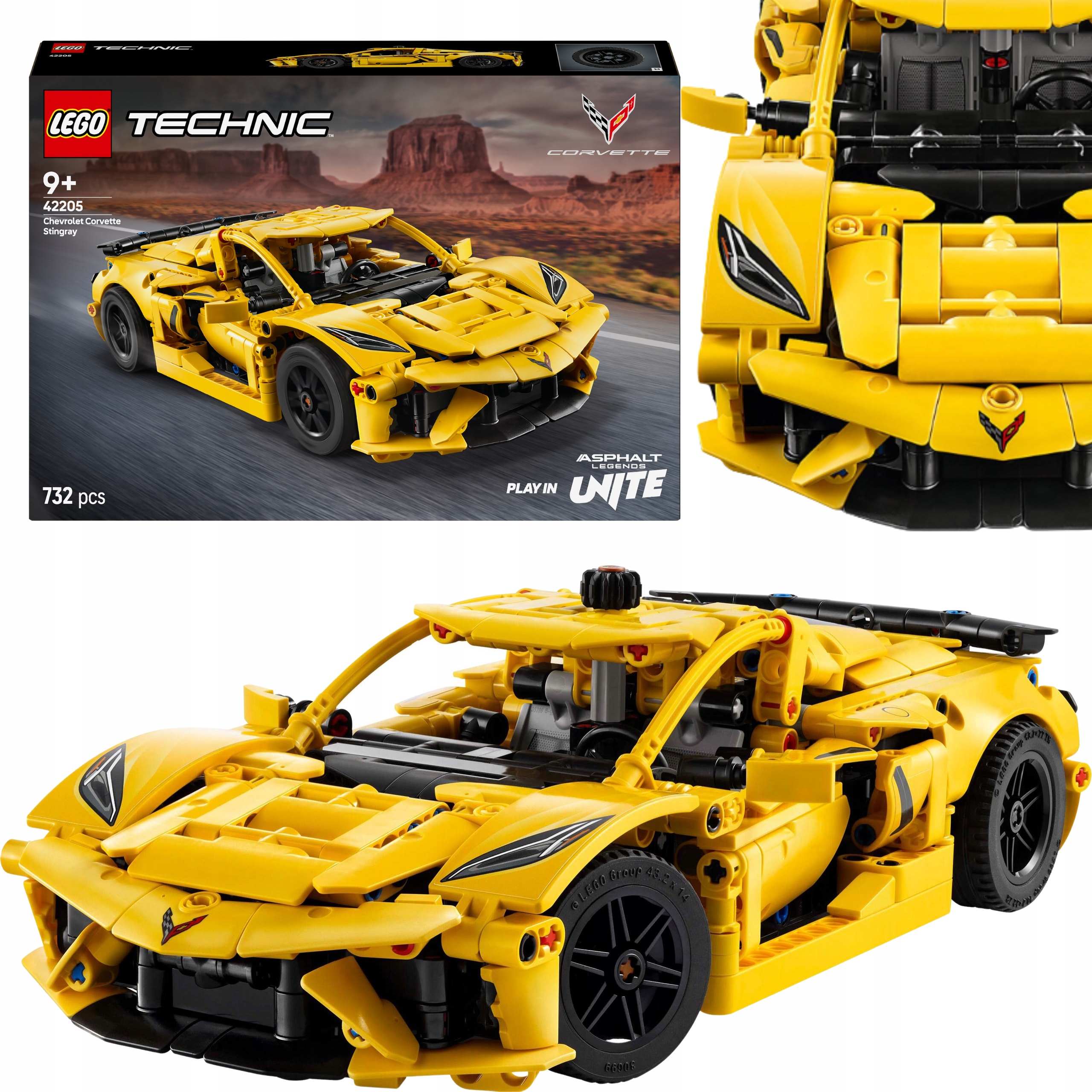 Lego Technic Zestaw Klocków Na Święta Chevrolet Corvette Stingray