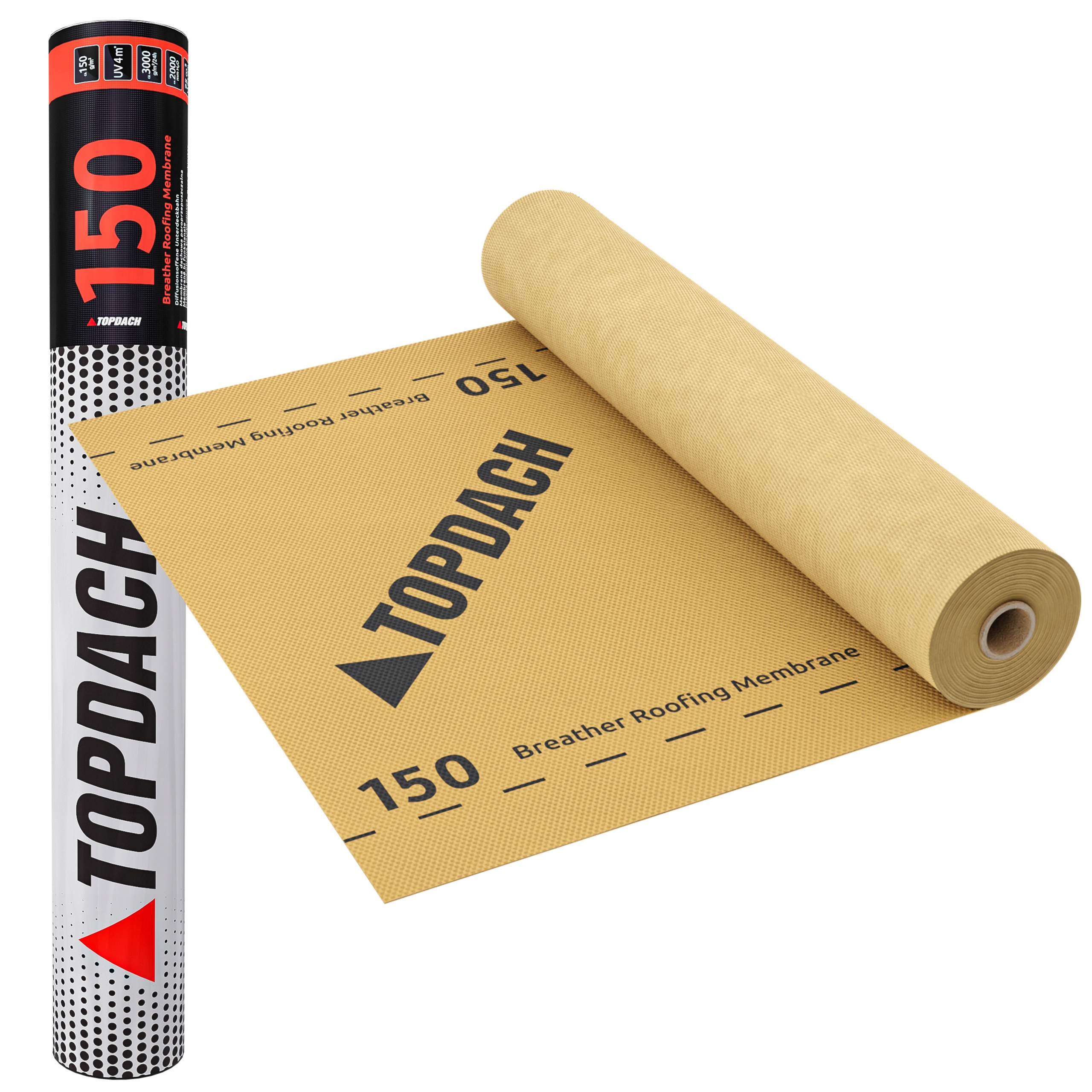 Membrána střešní vysoce paropropustná 150 g 75 m2 Topdach 150