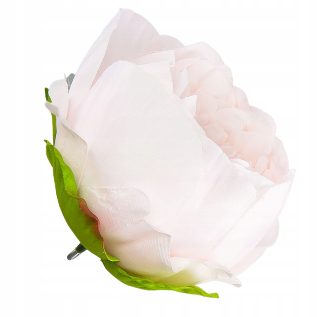 

[w0374] Główka kwiat peonia duża 9cm pudroworóżowa