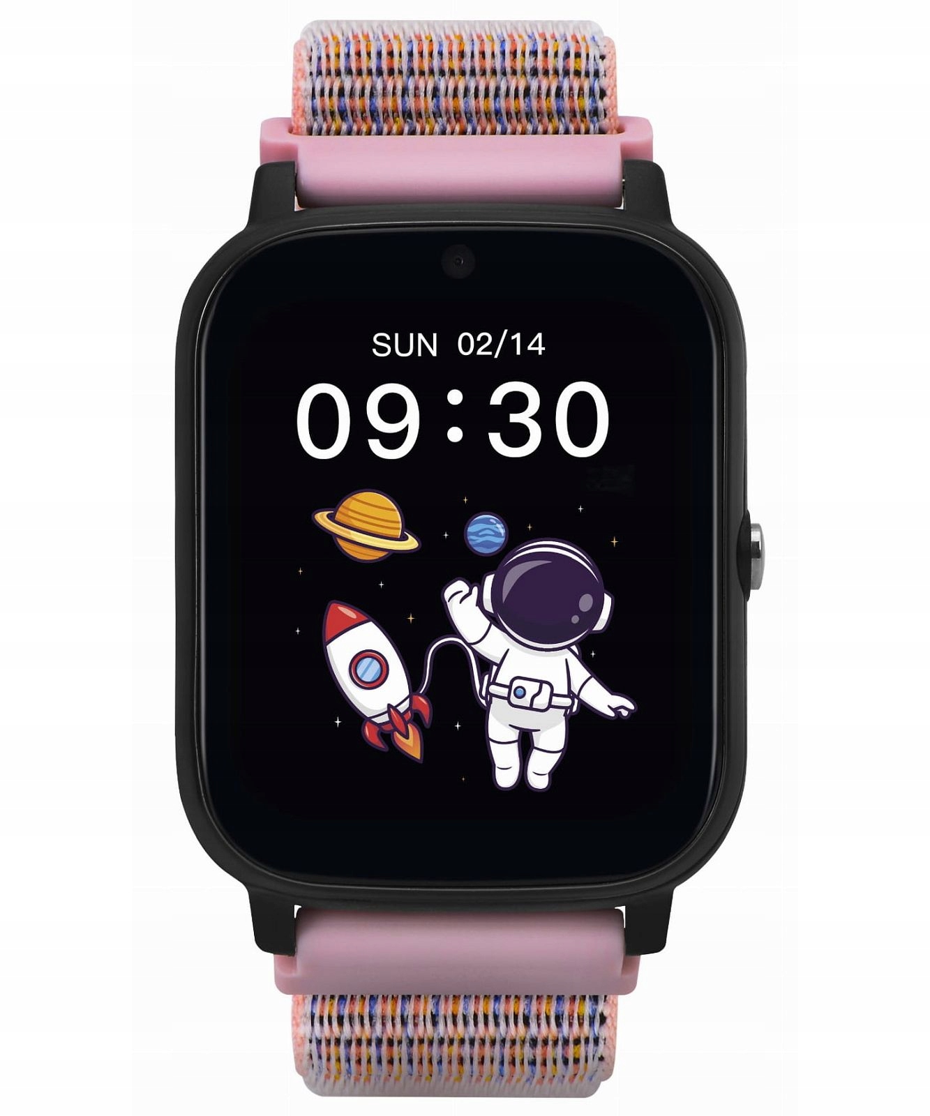 Chytré Hodinky Garett Kids Tech 4G Růžové Velcro