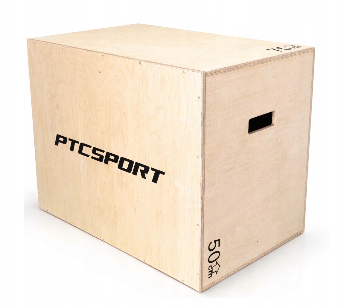 Ptcsport Skrzynia crossfit plyometryczna 75x60x50cm 15mm Polski Producent