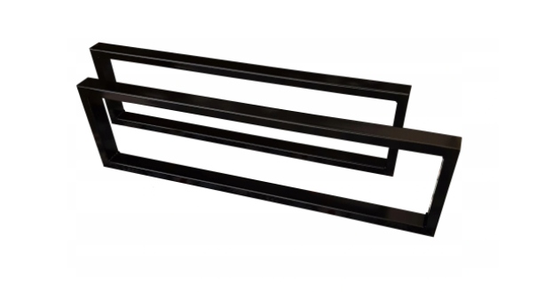 

Nogi do stolika szafki rtv metal, Loft 45x12