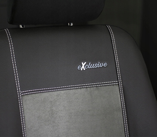 POKROWCE NA SIEDZENIA SKÓRA DO RENAULT CLIO 2 Model Exclusive Alicante PT-85