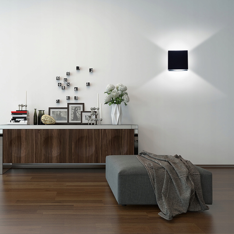 Lampa ścienna salon korytarz kinkiet GÓRA-DÓŁ x 2 Styl nowoczesny