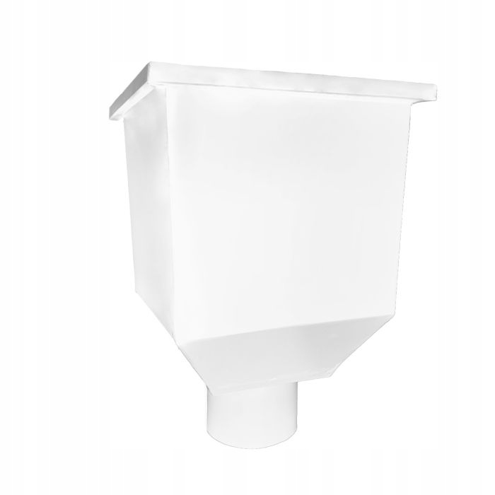 KOSZ ZLEWOWY STALOWY BIAŁY 9010 - Fi 110 mm