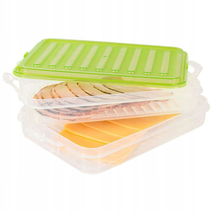 POJEMNIK ORGANIZER NA WĘDLINY SERY PLASTRY POKRYWĄ