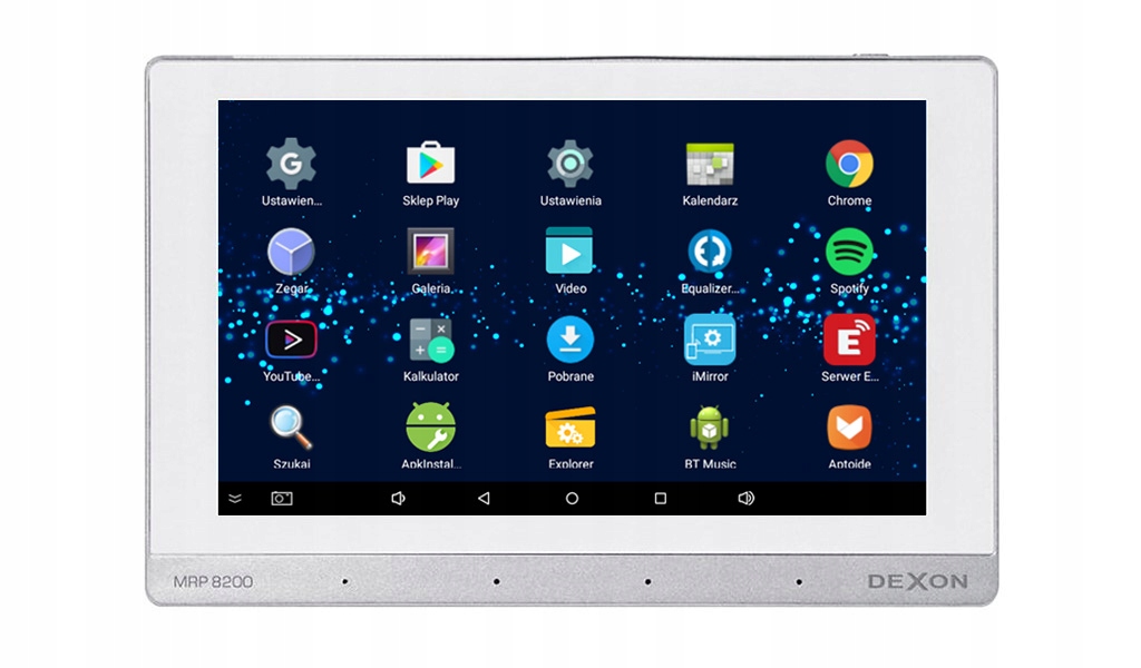 DEXON RADIO INTERNETOWE PODTYNKOWE Z BLUETOOTH SD Model MRP