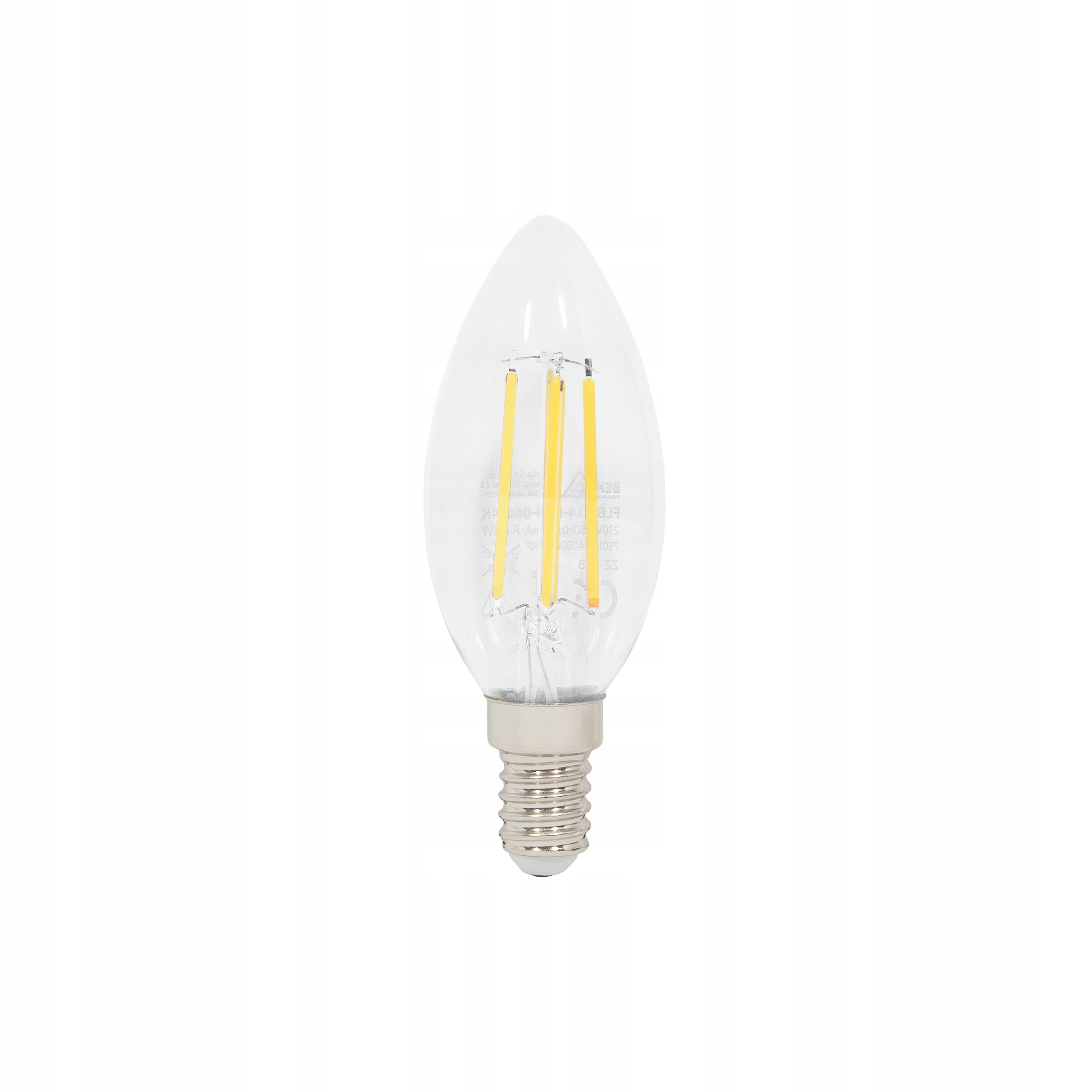 

Żarówka Led E14 Filament Ozdobna Retro C35 6W 4K