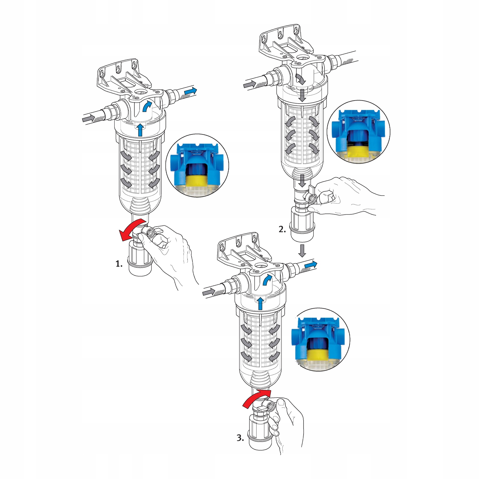 Filtr samopłuczący Atlas Filtri Hydra BIG M 1 1/2" RLH 90 mcr EAN (GTIN) 8021647377104