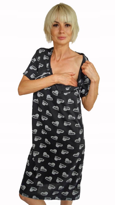 ZESTAW KOSZULA I SZLAFROK DO SZPITALA PORODU XL Kolor inny