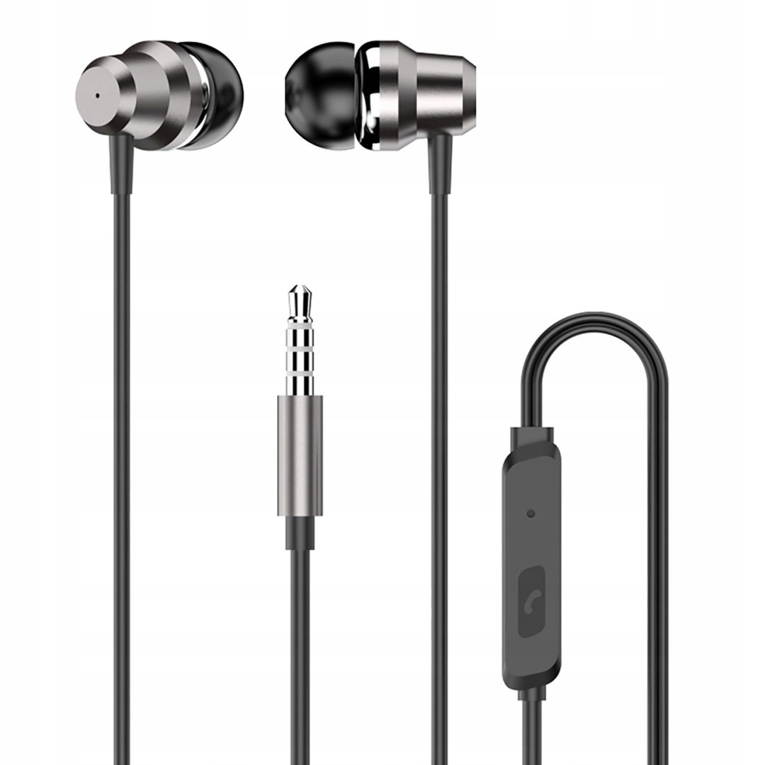 Słuchawki dokanałowe Dudao X10PRO przewodowe 3,5mm mini jack czarne