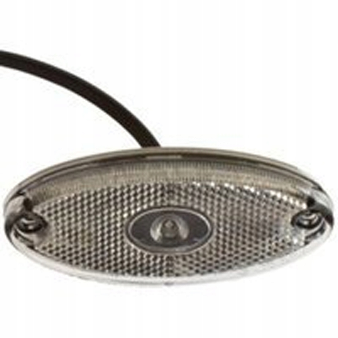 Lampa obrysowa boczna biała Aspöck Flatpoint II LED z odblaskiem