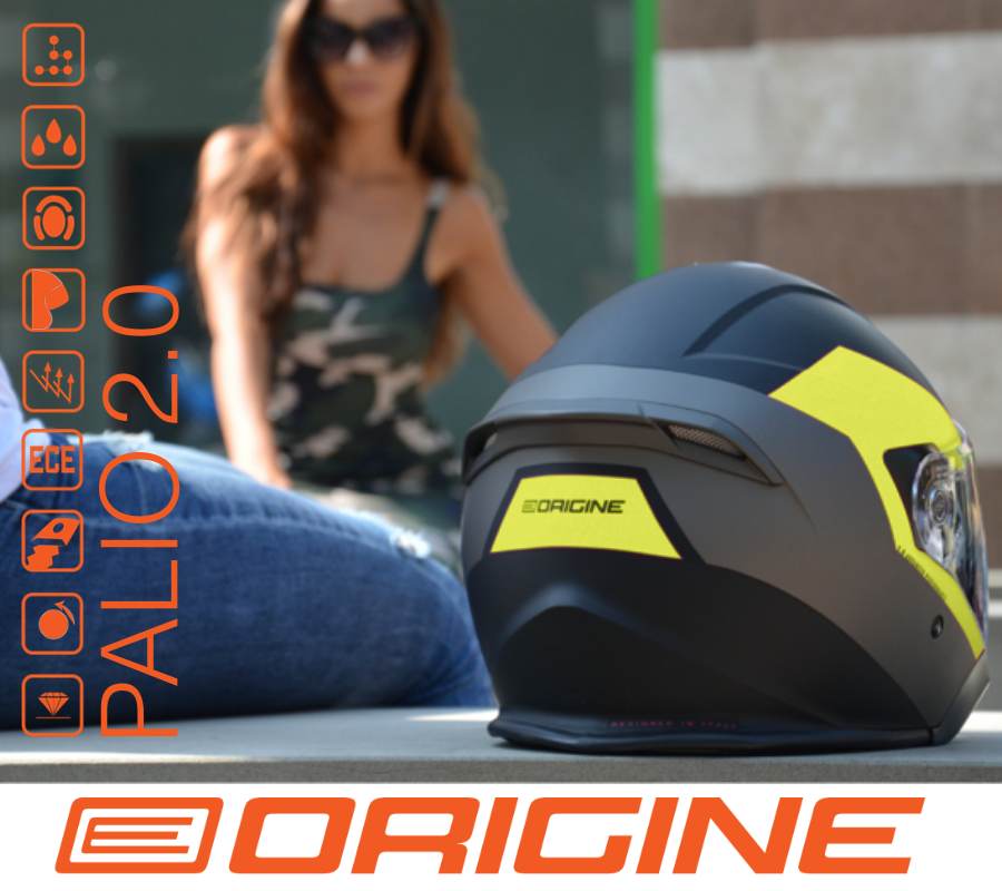 Kask ORIGINE PALIO 2.0 + BT SOLID black matt S Rozmiar S