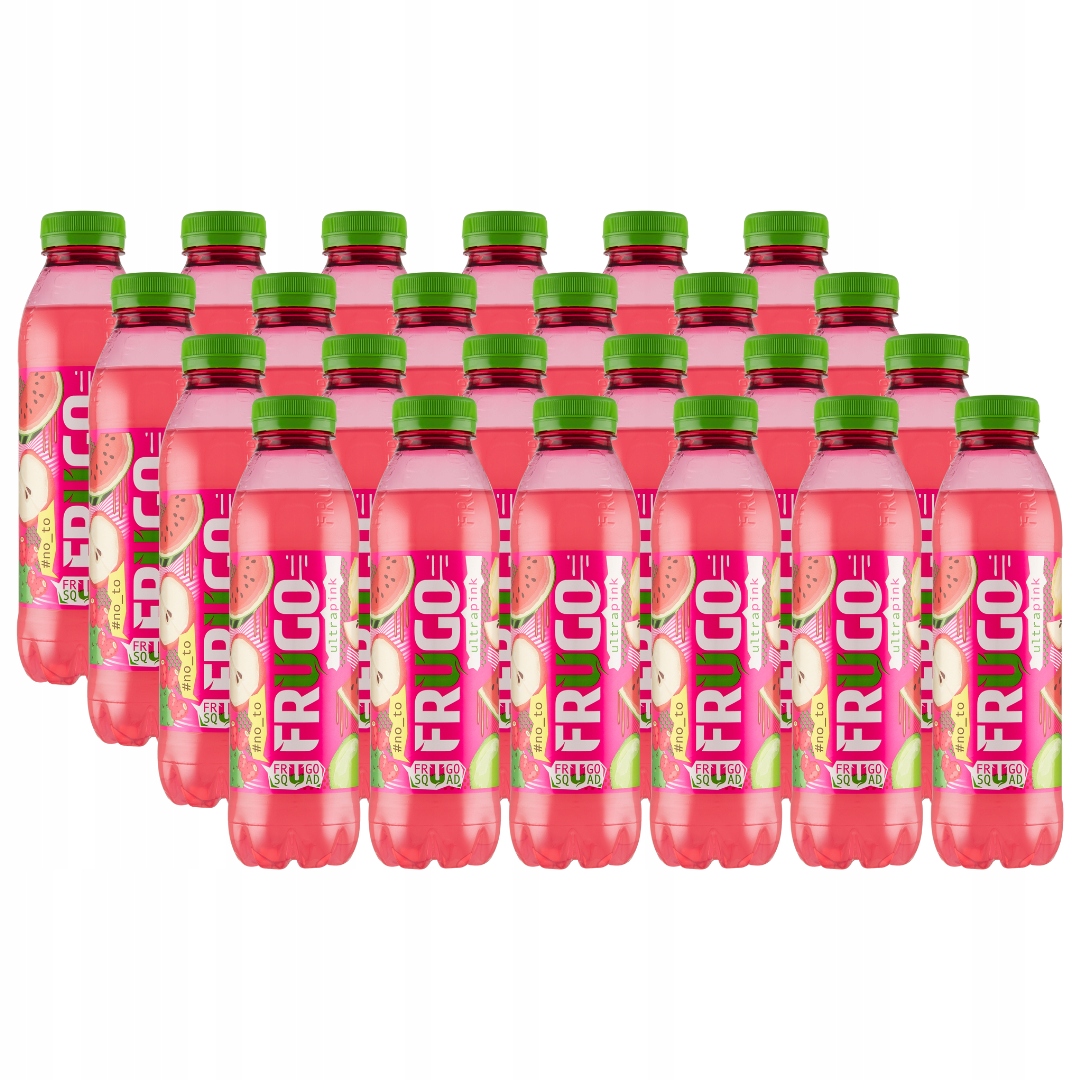 Levně Frugo Ultra Pink Neperlivý víceovocný nápoj 500 ml x 24 kusů