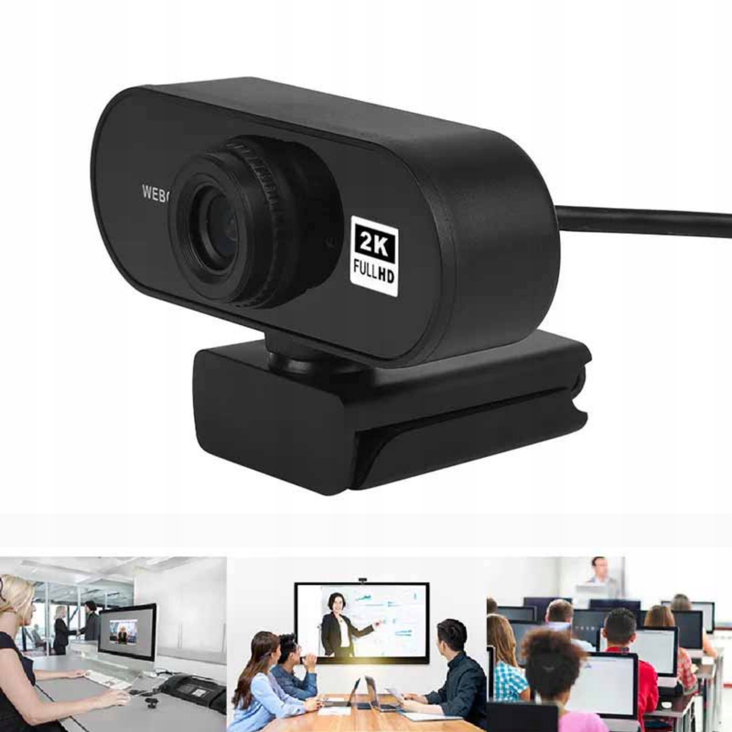 KAMERA INTERNETOWA FULL HD PRO WEBCAM MIKROFON Megapiksele 3.69 MP