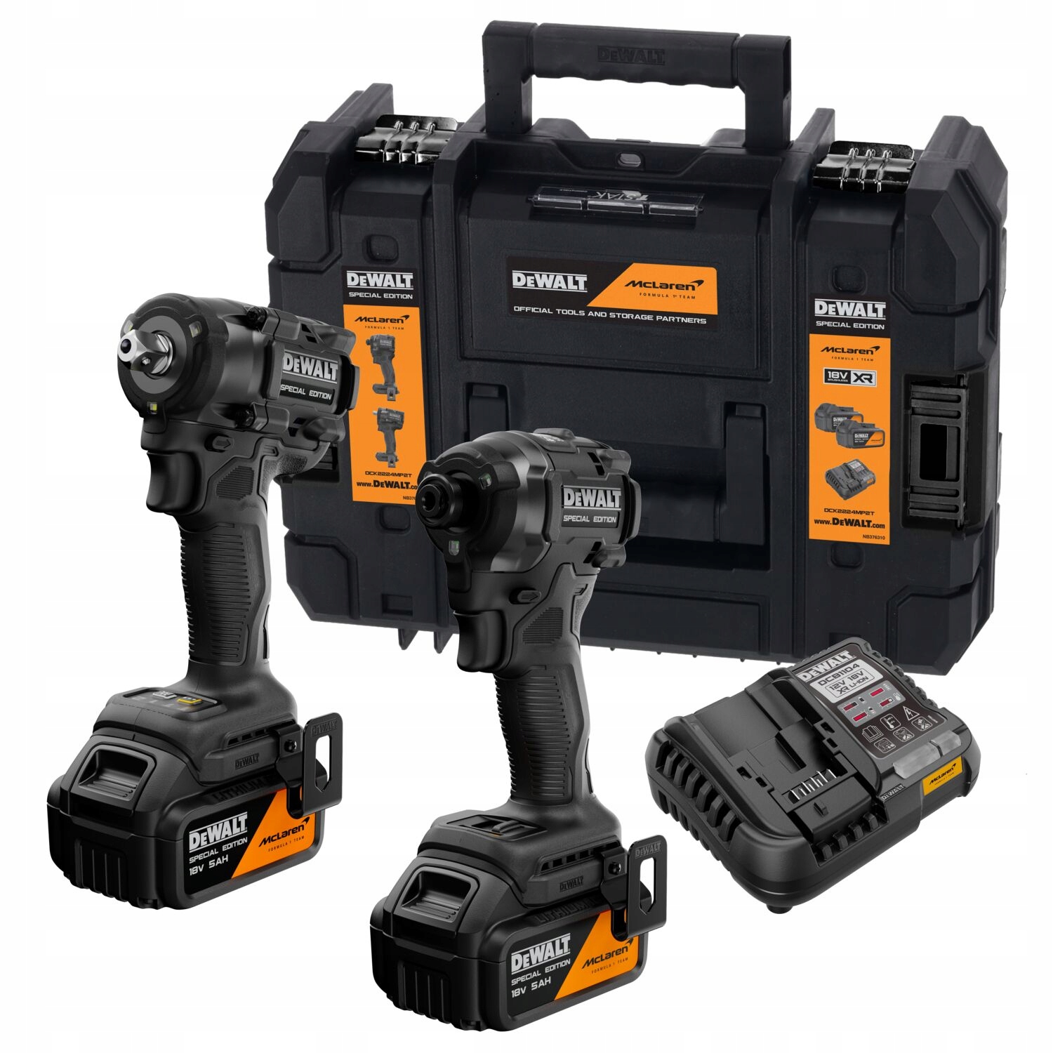 Dewalt Zestaw Xr 18V Zakrętarka Klucz Udarowy 2X5AH DCK2224MP2T