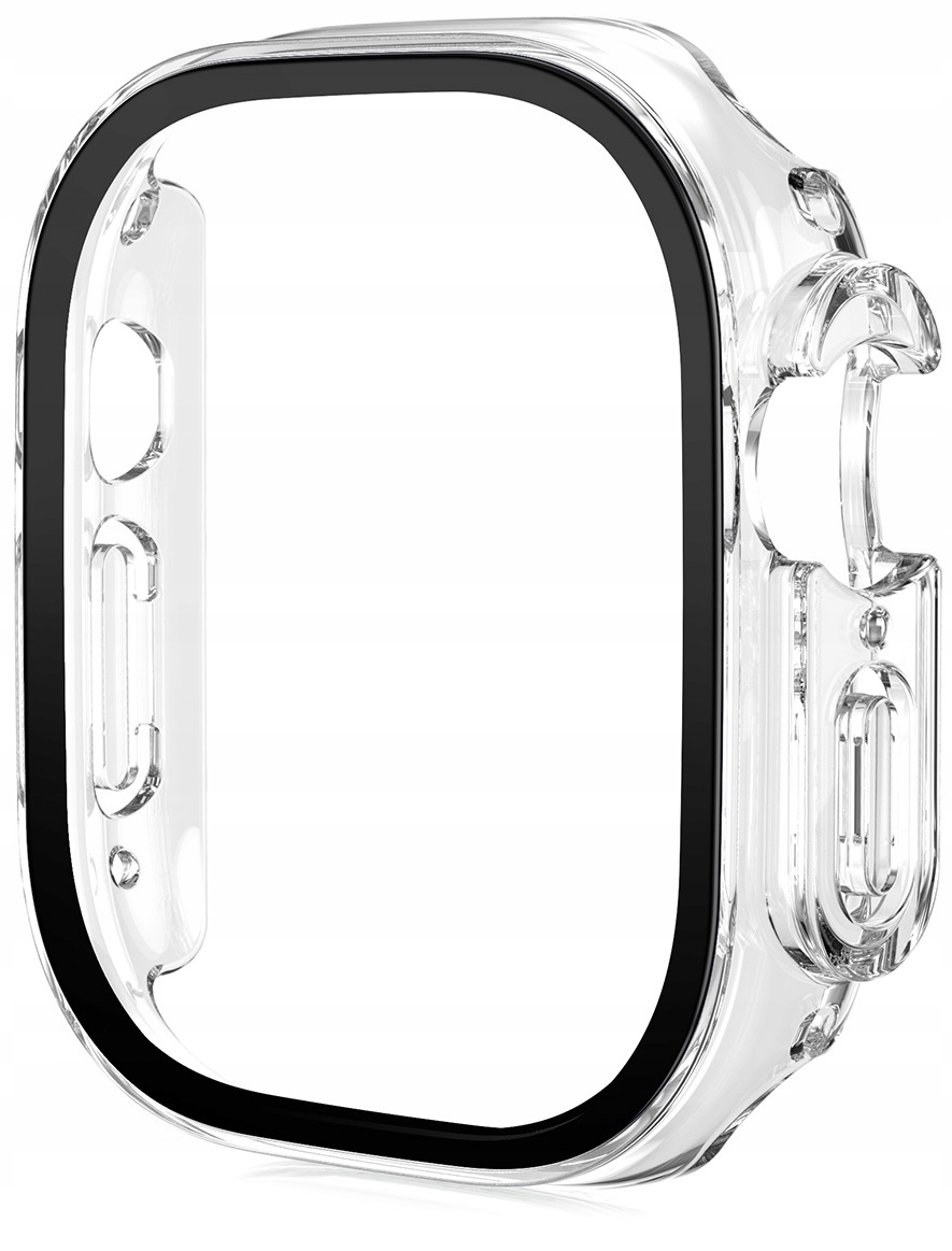 2w1 CASE ETUI + SZKŁO DO APPLE WATCH ULTRA 49MM Kolor bezbarwny