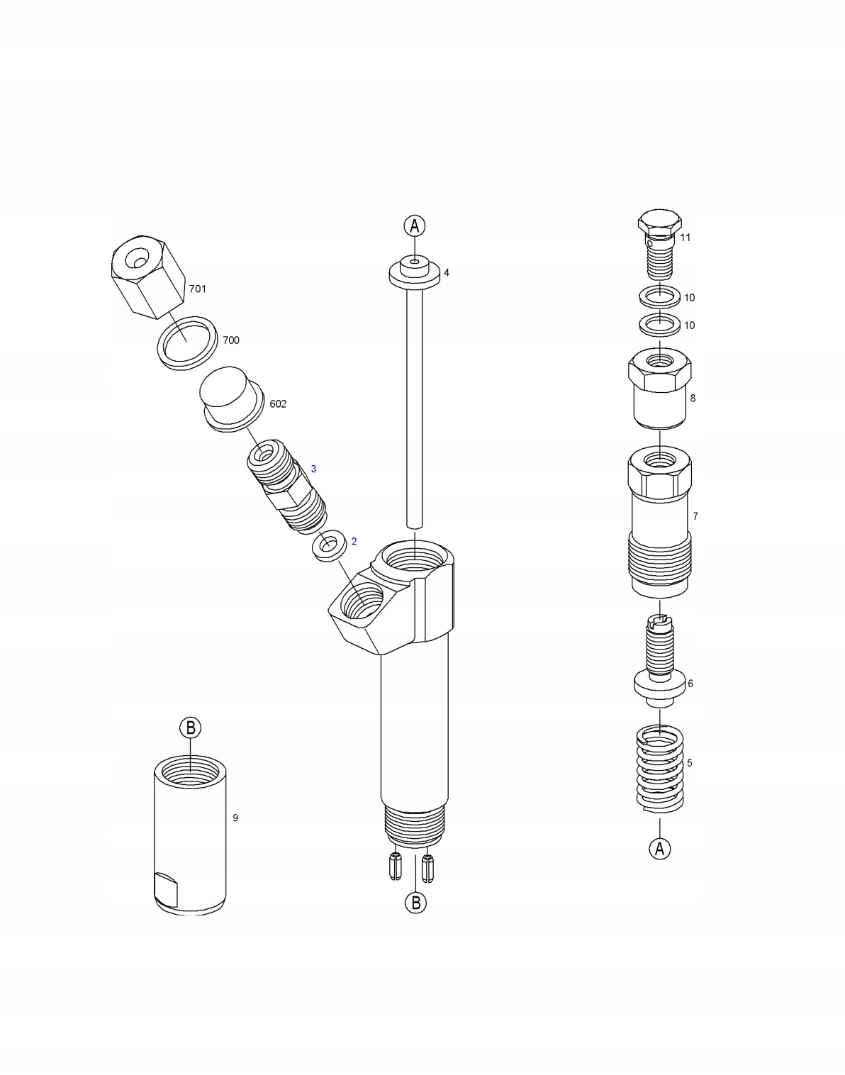 ИНЖЕКТОР FIAT IVECO AGRI DHK281718 (DLL140S64F)