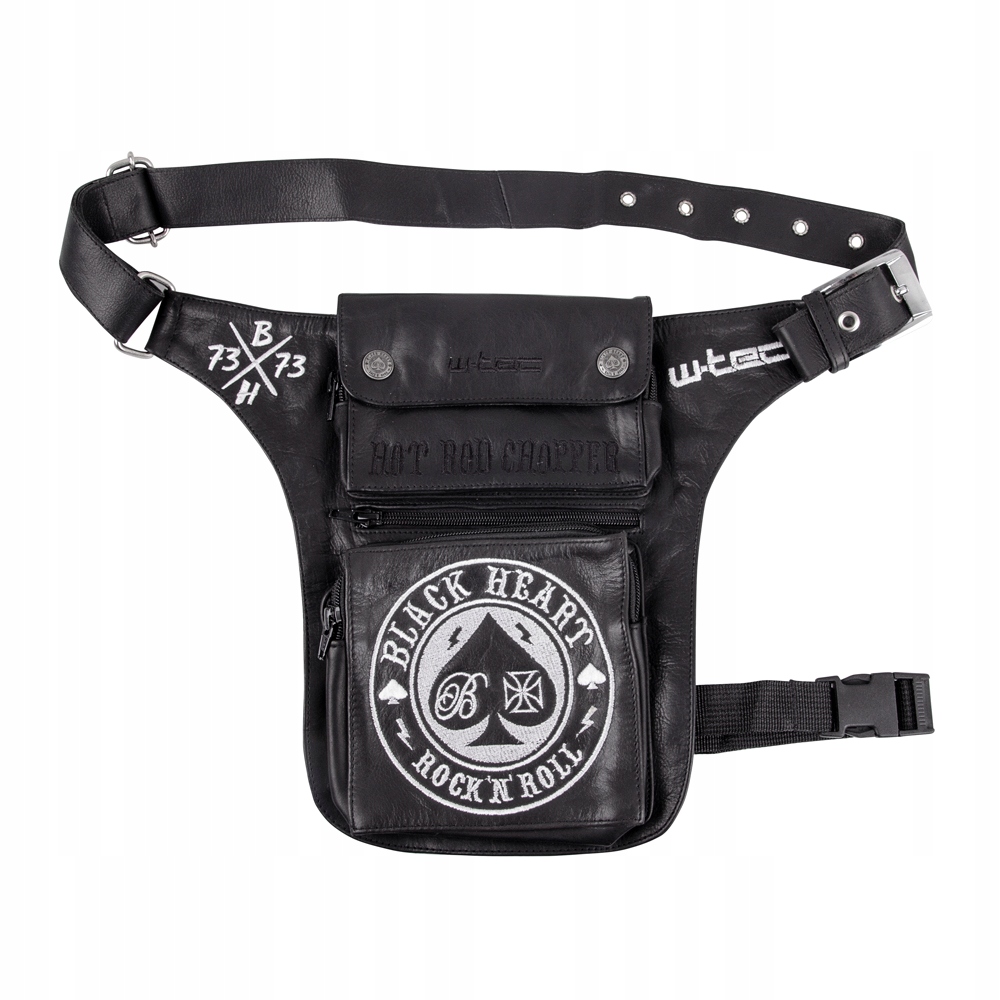 

Skórzana kieszeń udowa Nerka W-tec Black Heart