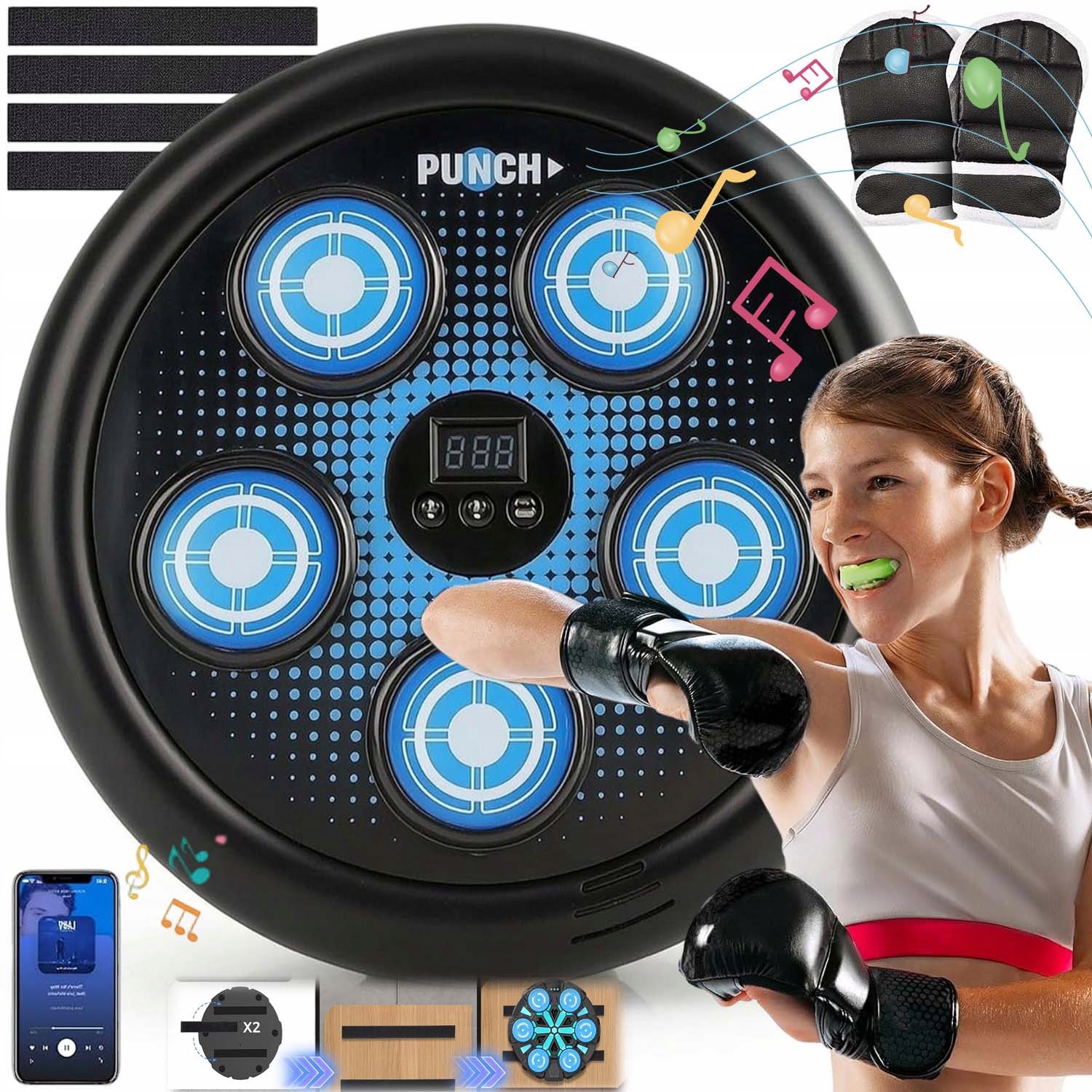 Inteligentní Hudební Bluetooth Boxer Pro Dospělé I Děti, 3 Rychlostní Režimy