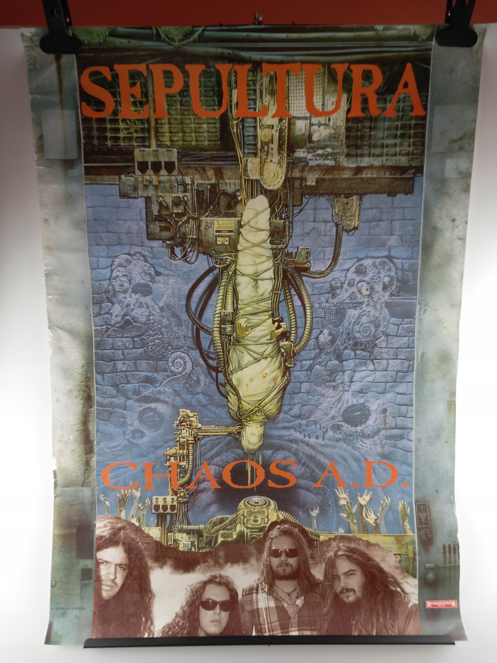 Plakat Sepultura Chaos A.d. 100x70cm 1993